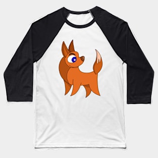 Fluffy Fox Baseball T-Shirt